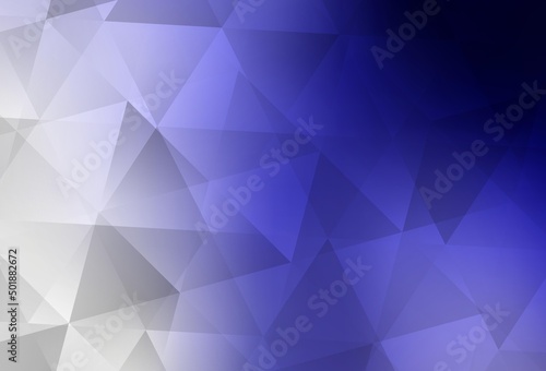 Light Purple vector polygonal pattern.