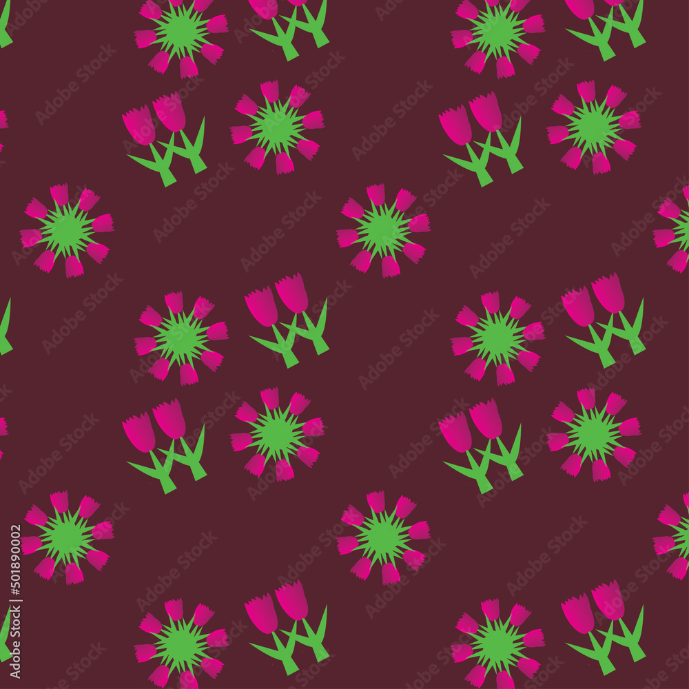 Seamless pattern with flowers Seamless pattern with flowers