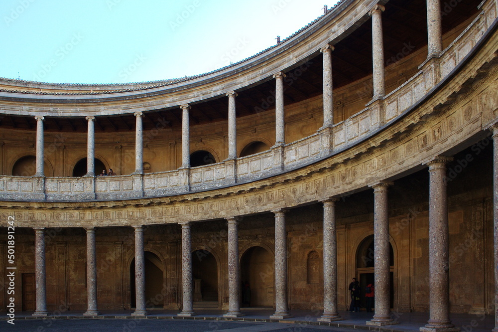 Fototapeta premium spagna, andalusia, granada, alhambra, alcazaba