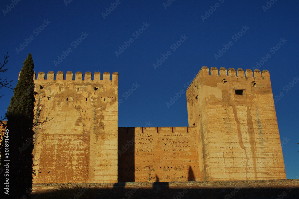 Spagna,Andalusia,Granada, Alhambra,Alcazaba Spagna,Andalusia,Granada, Alhambra,Alcazaba