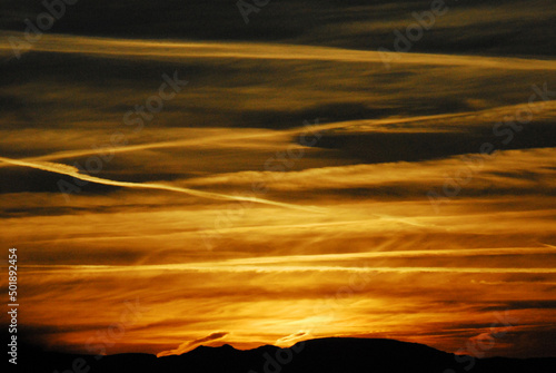 Fototapeta Naklejka Na Ścianę i Meble -  Arizona- Chloride,  USA- Glorious Sunset