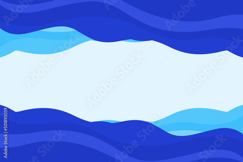 blue shade wave curve style abstract background