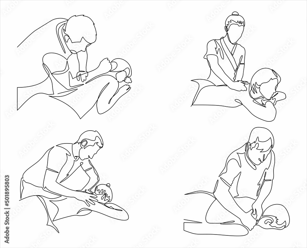 Spa Massage card template Vector illustration. Spa Massage card template Vector illustration.