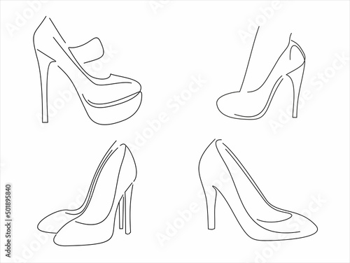 set of shoes