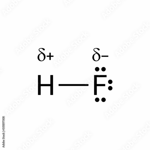 covalent bond of hydrogen fluoride