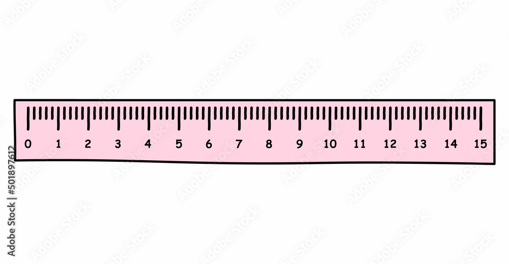 ruler sketch hand drawn in doodle style isolated on white background ruler sketch hand drawn in doodle style isolated on white background