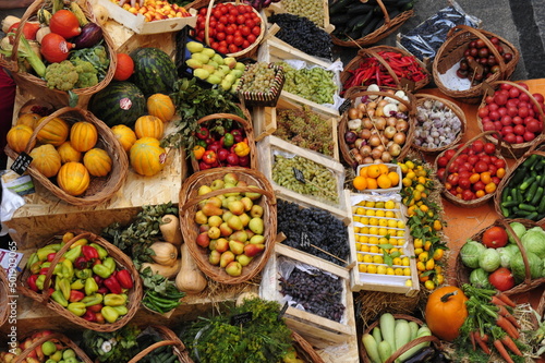 fruits et légumes au marché