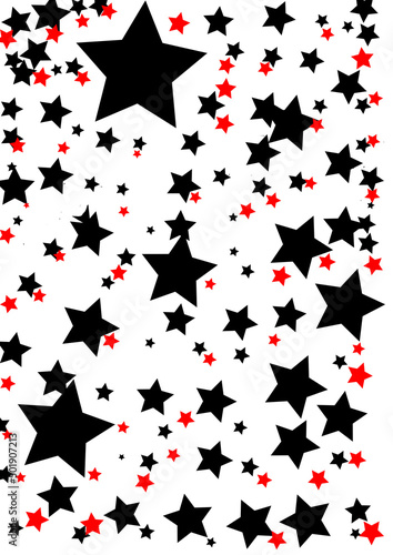 star background with many small multicolor star.