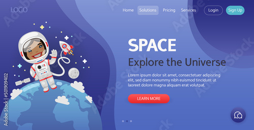 Space Website Template