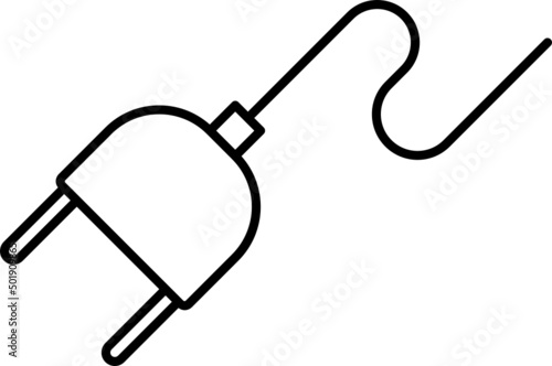 Plug outline icon