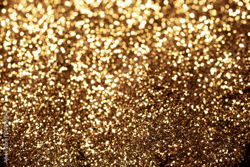 Christmas,Glitter shine gold Light Electric spectaculars background decoration beads クリスマス キラキラ 輝き 金色 背景 