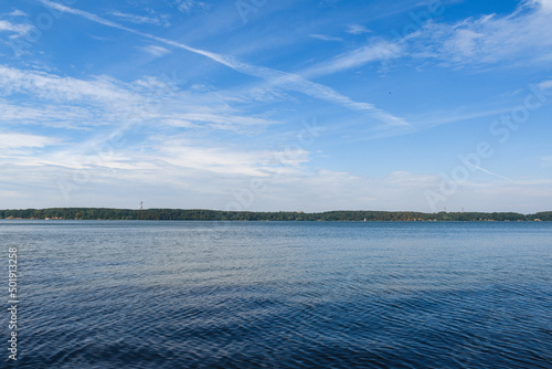 Peaceful lake landscape