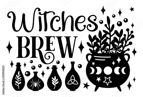 Halloween witches quote svg cut file