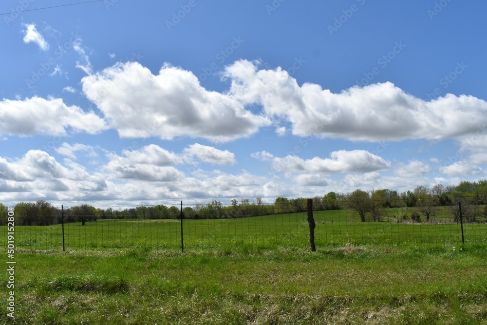 Clouds Over a Farm Field Clouds Over a Farm Field