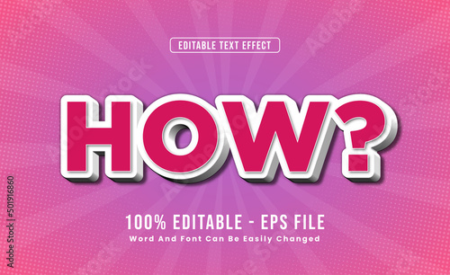 Editable Text Effects How Words and fonts can be changed