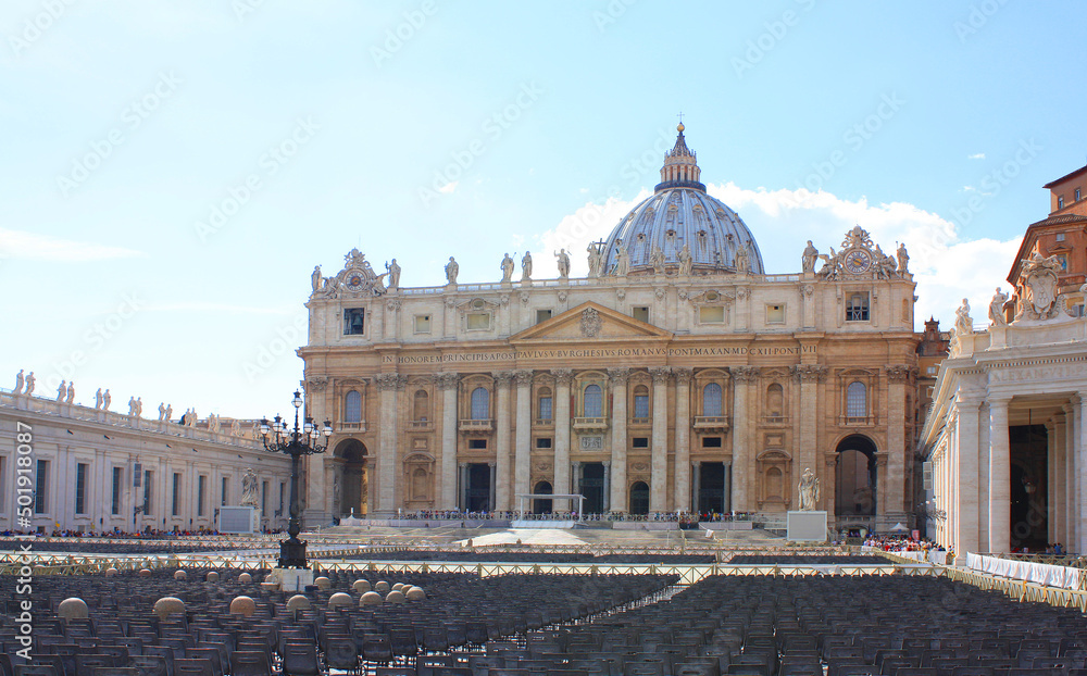 St. Peter's Cathedral in the Vatican, Italy	