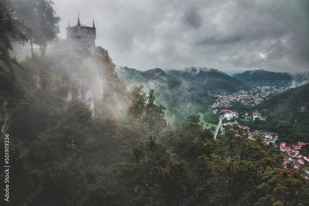 Fototapeta premium Discover the Magic of Lichtenstein Castle