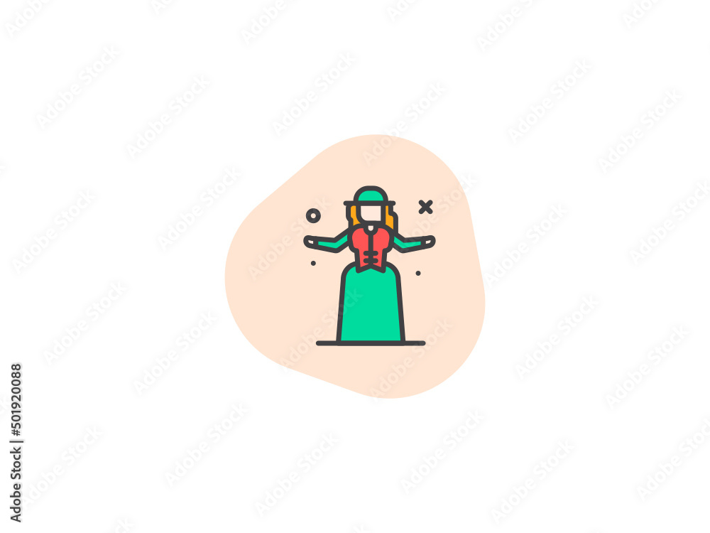 lady icon, modern and professional. creative symbol. regular use icon. ecommerce icon.svg