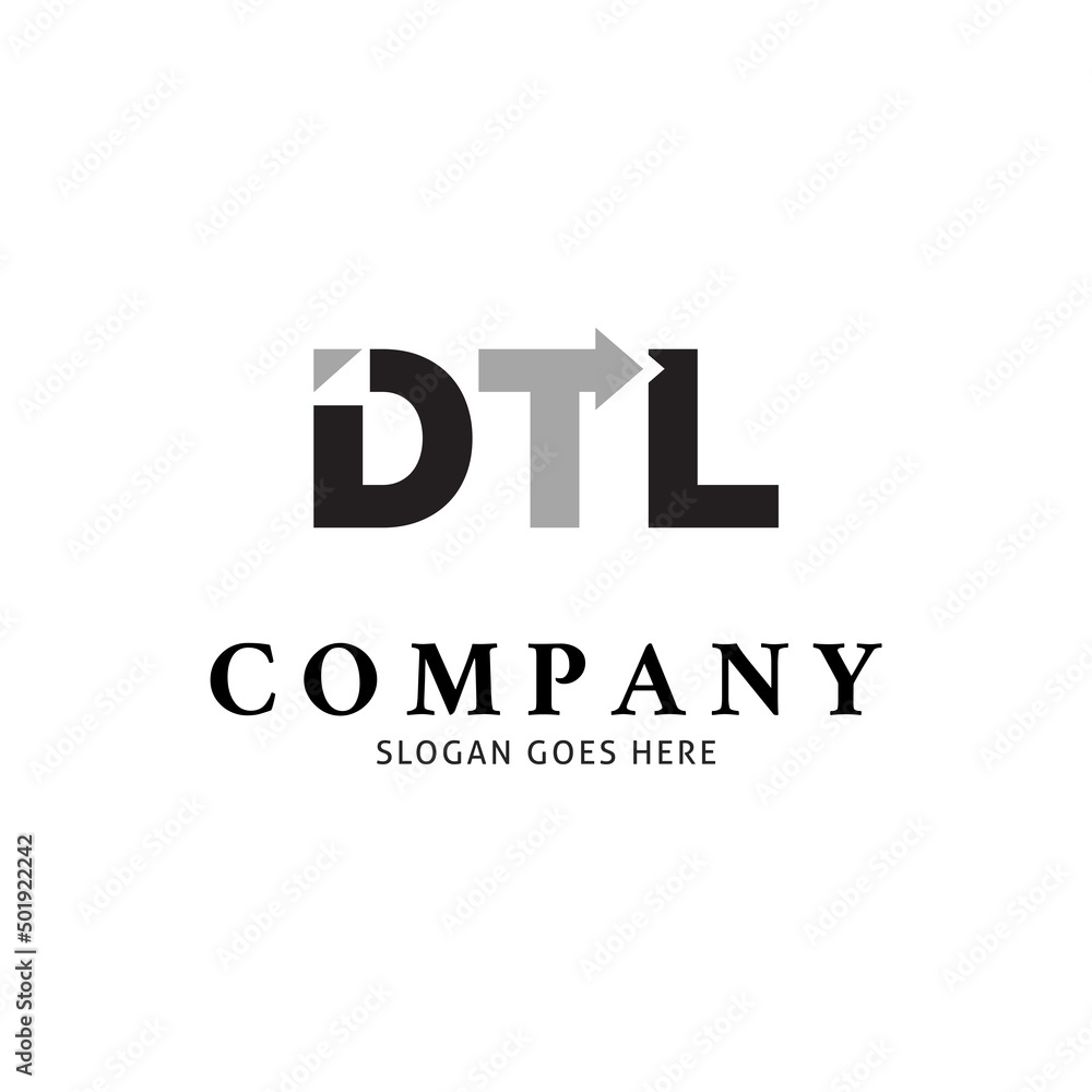 Initial Letter DTL Icon Vector Logo Template Illustration Design Initial Letter DTL Icon Vector Logo Template Illustration Design