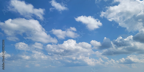 puffy clouds blue sky sky replacement