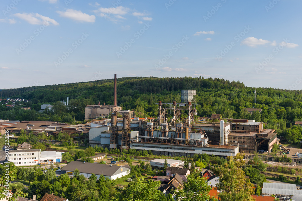 decommissioned steel mill in sulzbach-rosenberg germany
