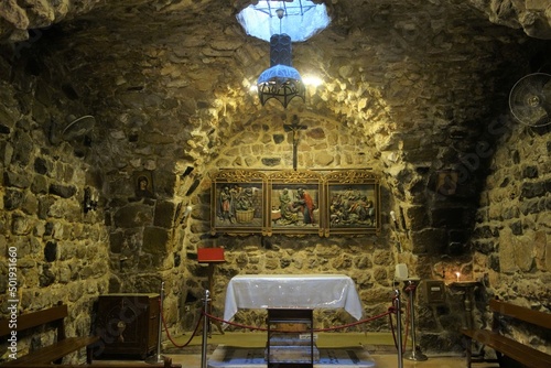 Fotografiet Chapel of Saint Ananias in Damascus, Syria
