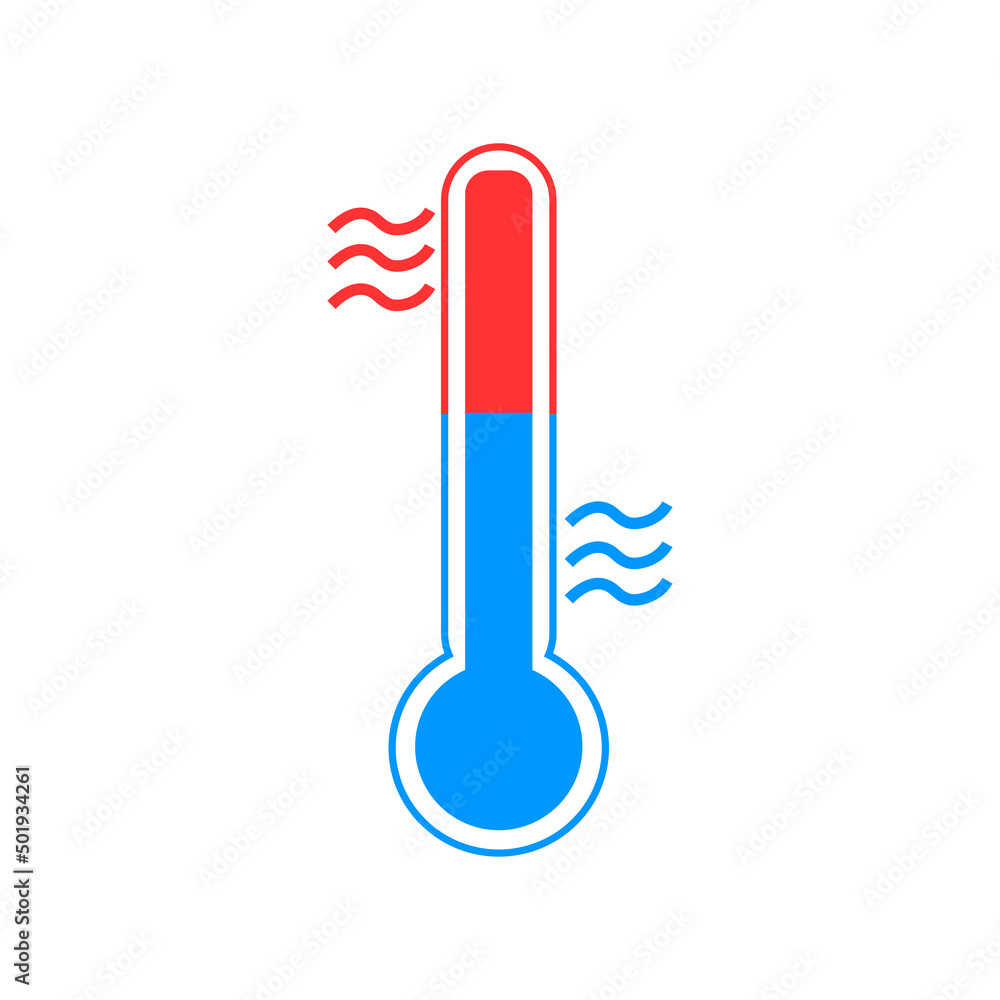 Thermometer vector icon. Vector illustration. Weather thermometer. Thermometer vector icon. Vector illustration. Weather thermometer.
