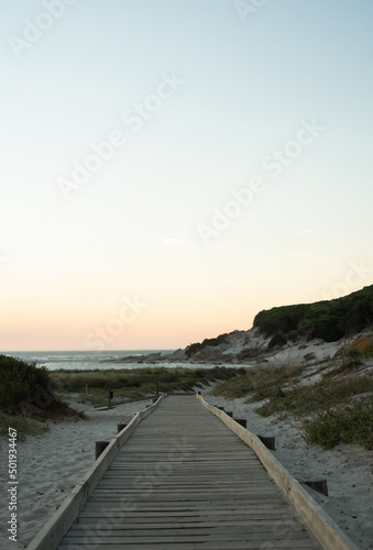 Beach Wooden Pathway