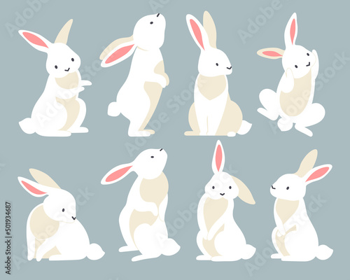 White Rabbits Icon Set