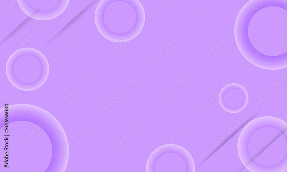 Lilac abstract vector banner with gradient. Business background with rings circles Lilac abstract vector banner with gradient. Business background with rings circles