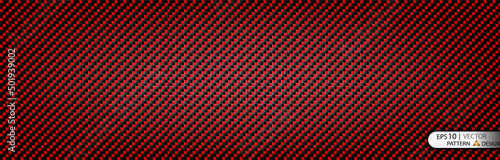 Vector Pattern seamless carbon fiber red under mask for the production of film with a texture.
