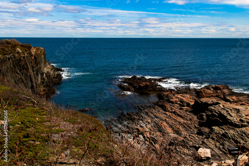 Tidal pool by the cliff