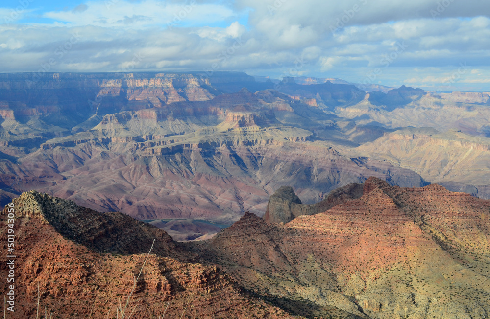 Fantastic Colorful Landscape of the Grand Canyon Fantastic Colorful Landscape of the Grand Canyon