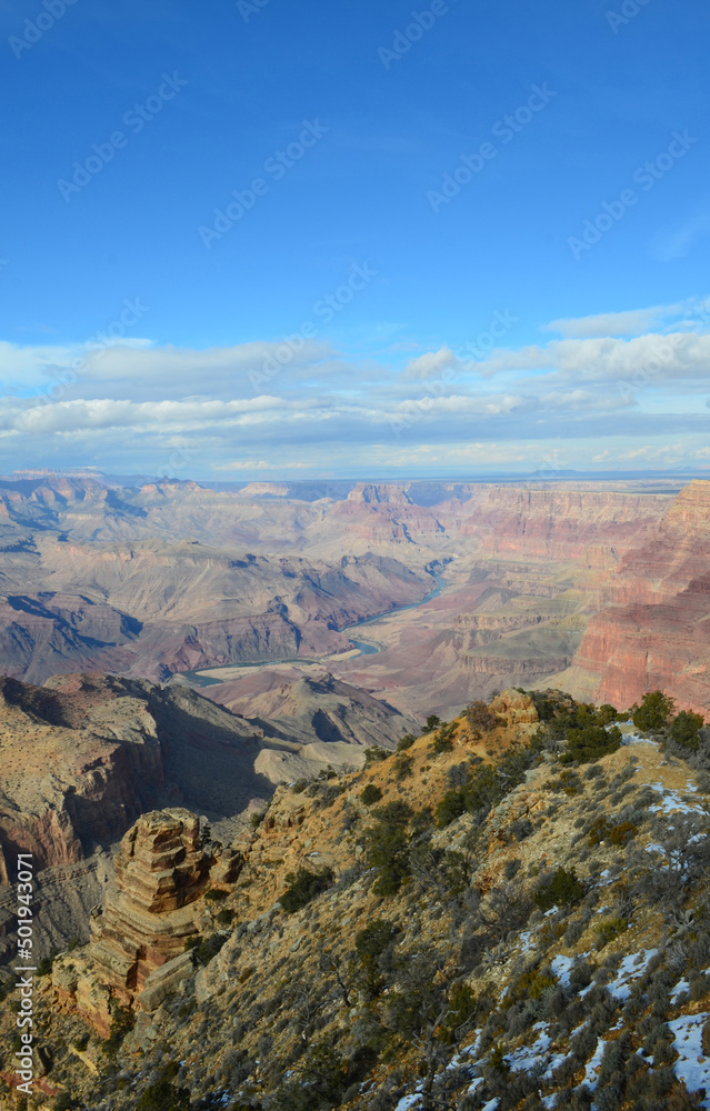 Colorful Landscape of the Grand Canyon in Arizona