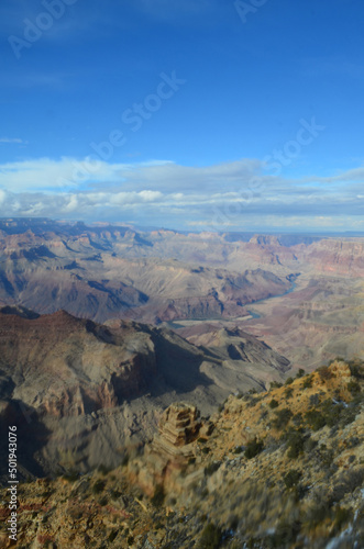 Southern Rim of the Grand Canyon in Arizona