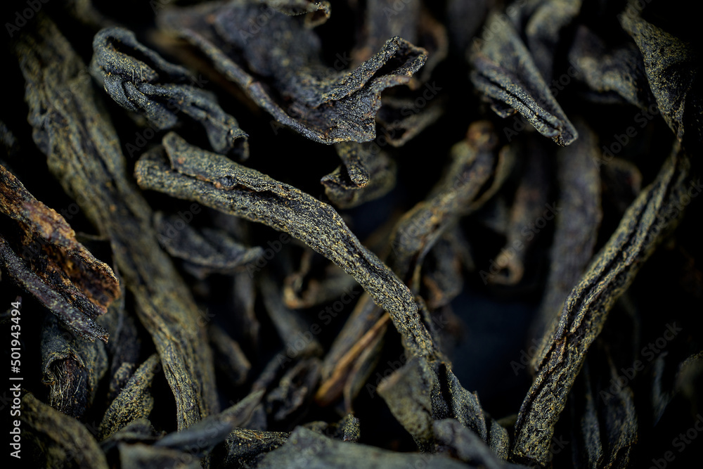large leaf brewed tea leaves macro closeup microscope soft focus large leaf brewed tea leaves macro closeup microscope soft focus