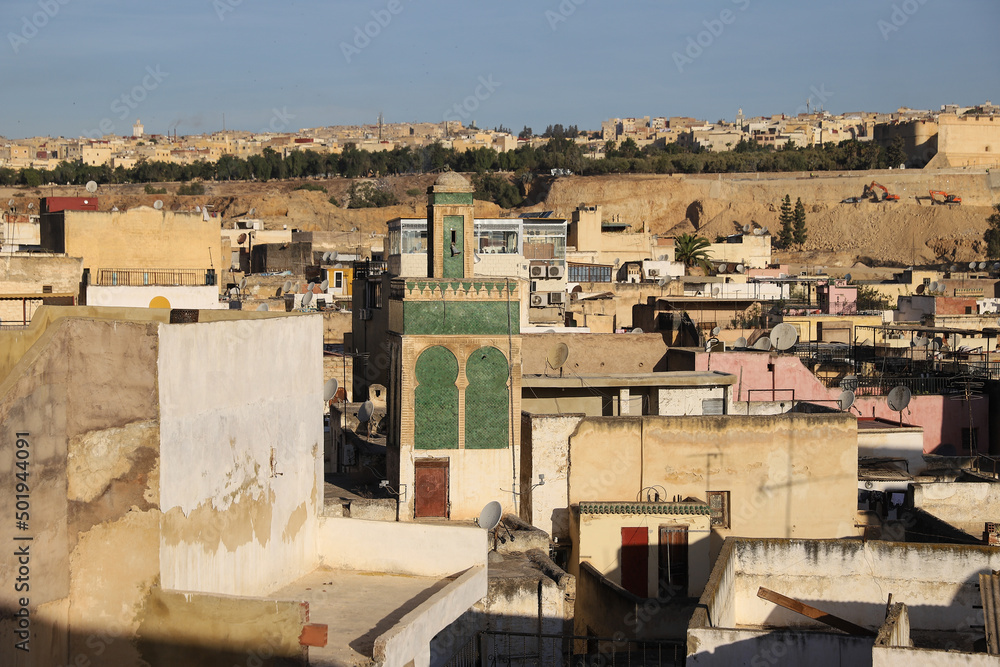 General view of Fez in Morocco