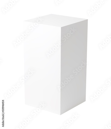Realistic Cuboid Illustration