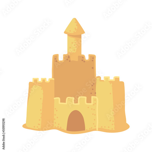 sandcastle tower icon