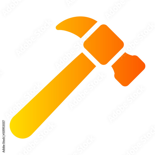 hammer gradient icon