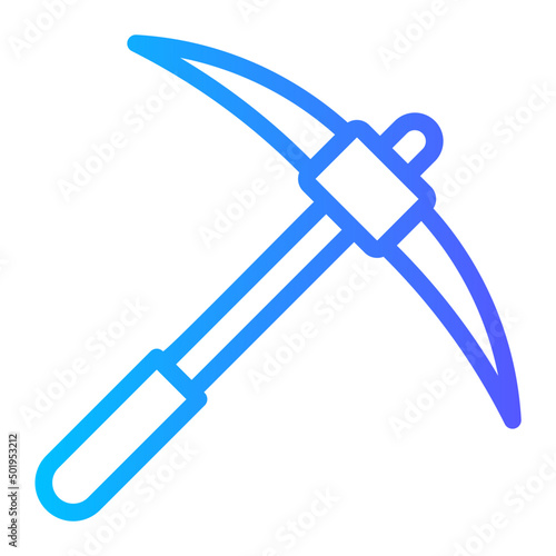 pickaxe gradient icon
