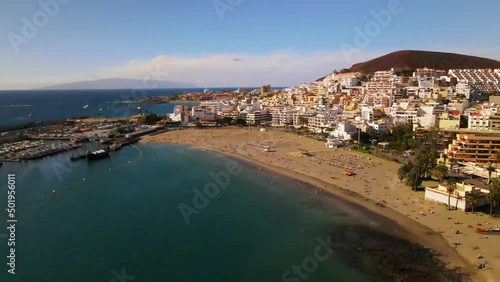 Wallpaper Mural Playa de los Cristianos in Tenerife, Spain Torontodigital.ca