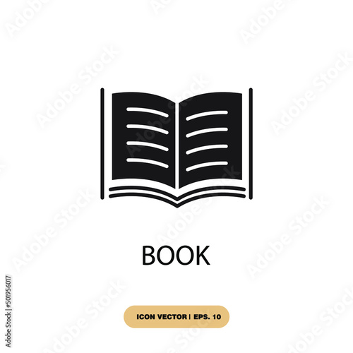 book icons  symbol vector elements for infographic web