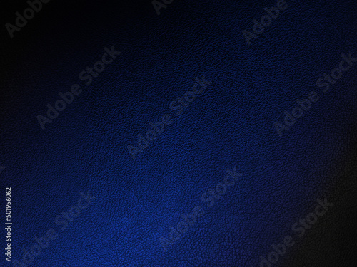 blue synthetic leather background with black gradient pattern.