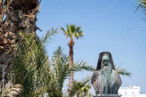 Saint Nicholas statue in Rhodes, Greece
