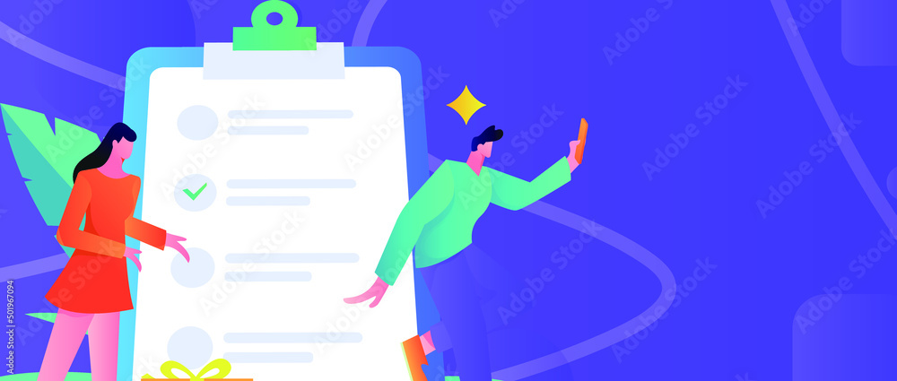 User Questionnaire Flat Vector Concept Illustration
User Questionnaire Flat Vector Concept Illustration