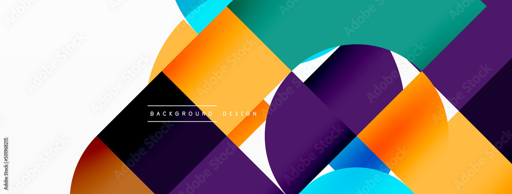 Beautiful abstract background. Circles, triangle shapes, and squares. Minimal geometric template for wallpaper, banner, background or landing Beautiful abstract background. Circles, triangle shapes, and squares. Minimal geometric template for wallpaper, banner, background or landing