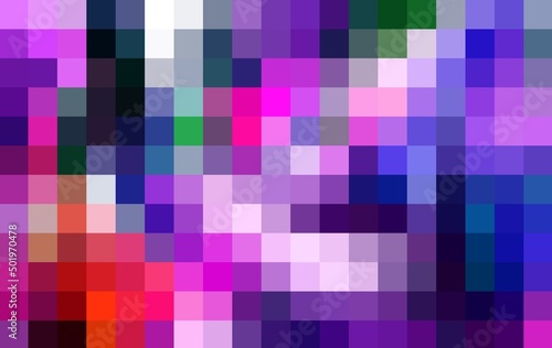abstract colorful purple pink blue mosiac pixel background