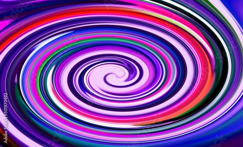 mesmerizing abstract hypnotic colorful purple red oval spiral background