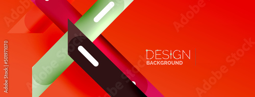 Background overlapping lines. Dynamic lines abstract wallpaper. Straight lines composition vector illustration for wallpaper banner background or landing page